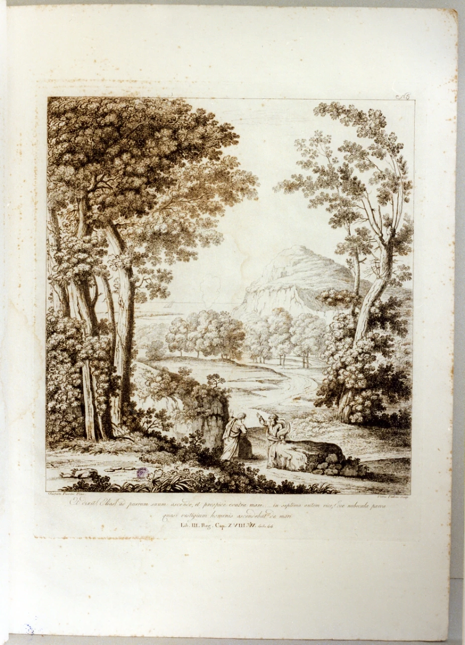 Gaspar Dughet detto Pussino - Storie di Elia, Certosa e museo di San Martino, Napoli